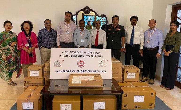 A-PAD Bangladesh Provides Consignment of Essential Medical Supplies to Sri Lanka