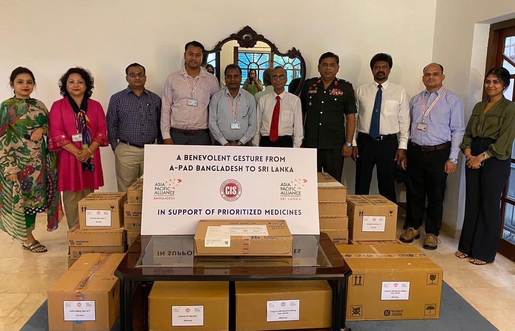 A-PAD Bangladesh Provides Consignment of Essential Medical Supplies to Sri Lanka