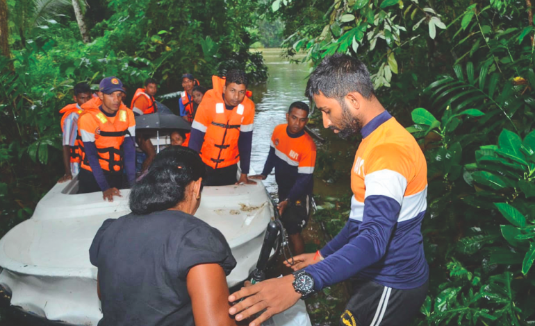 Sri Lanka Navy At The Forefront Of Rescue Operations – S/W Monsoon- IN RESCUE