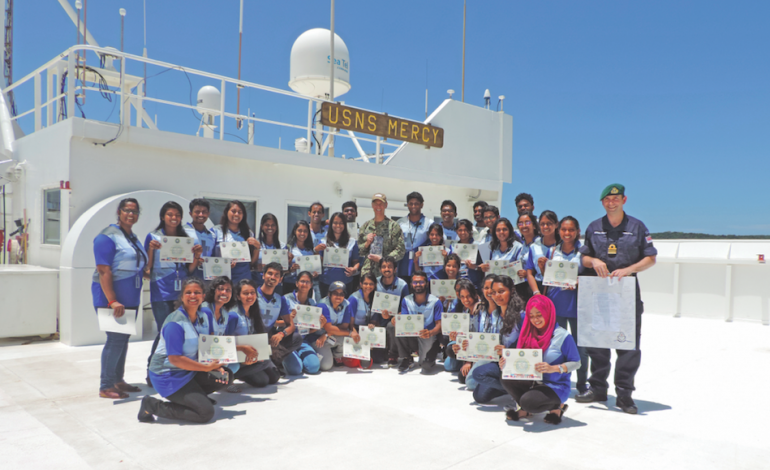 USNS Mercy with A-PAD SL on a Mission to Make a Difference “PACIFIC PARTNERSHIP 2018”