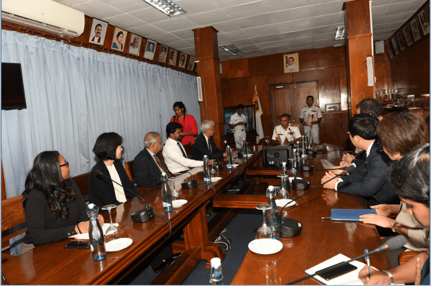 A-PAD International Delegates Meet with Commander of the Sri Lankan Navy