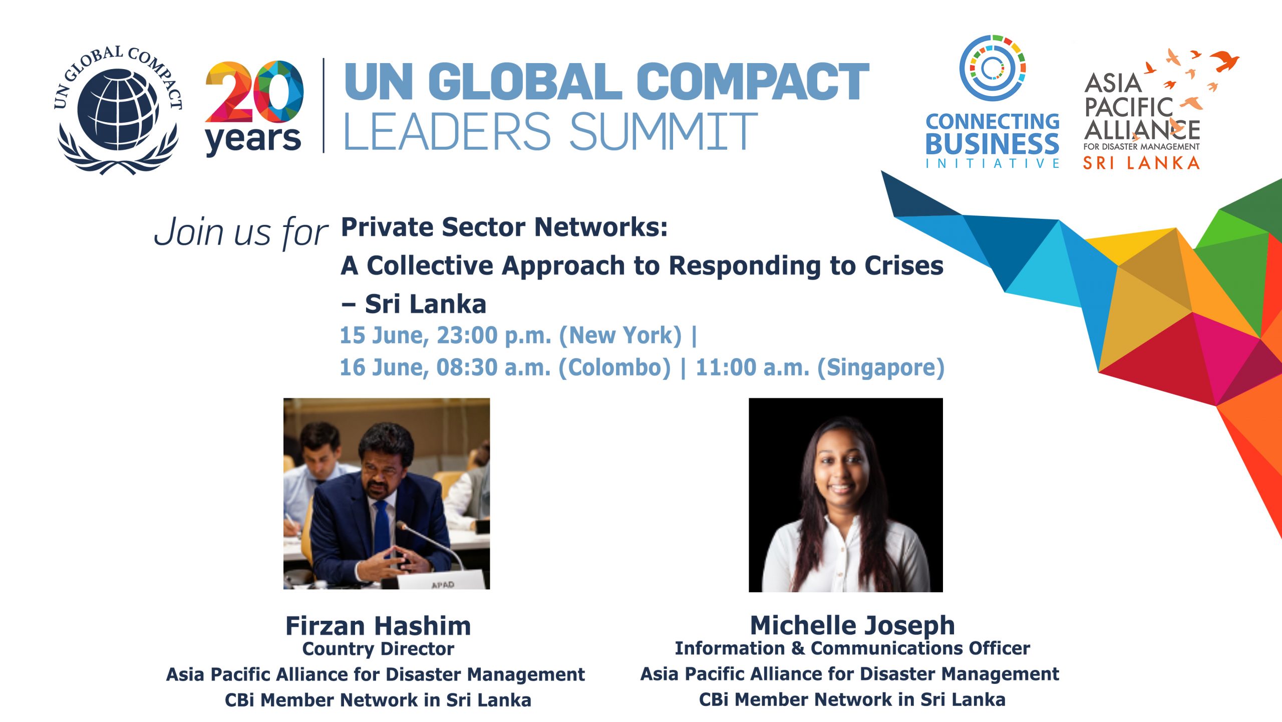 UN Global Compact Leaders Summit: 15th – 16th June 2020
