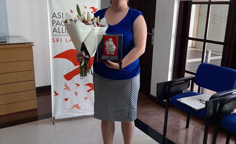 Ms. Alena J. Tansey of USAID Bids Farewell to Sri Lanka
