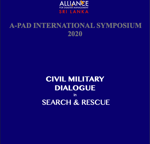 A-PAD SL International Symposium 2020: Civil Military Dialogue in Search and Rescue