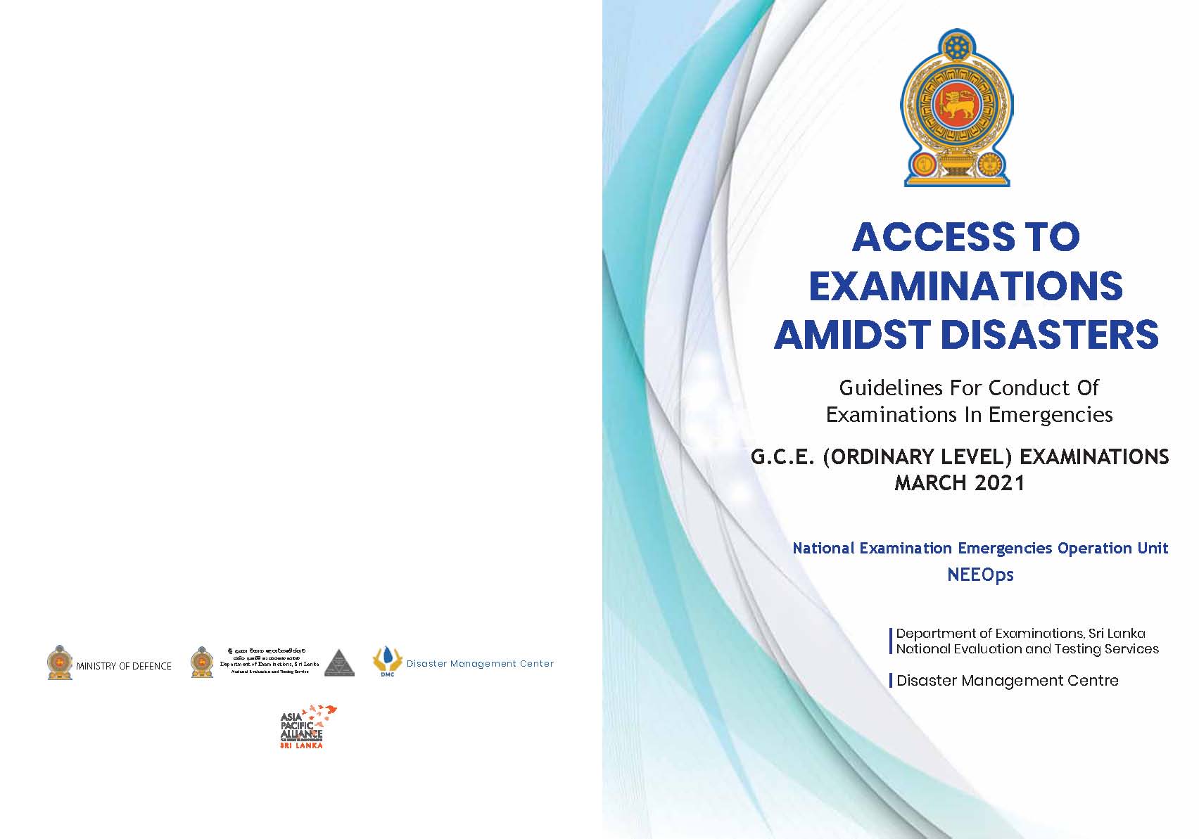 Preparing for G.C.E.  O/L Examinations amidst Disasters