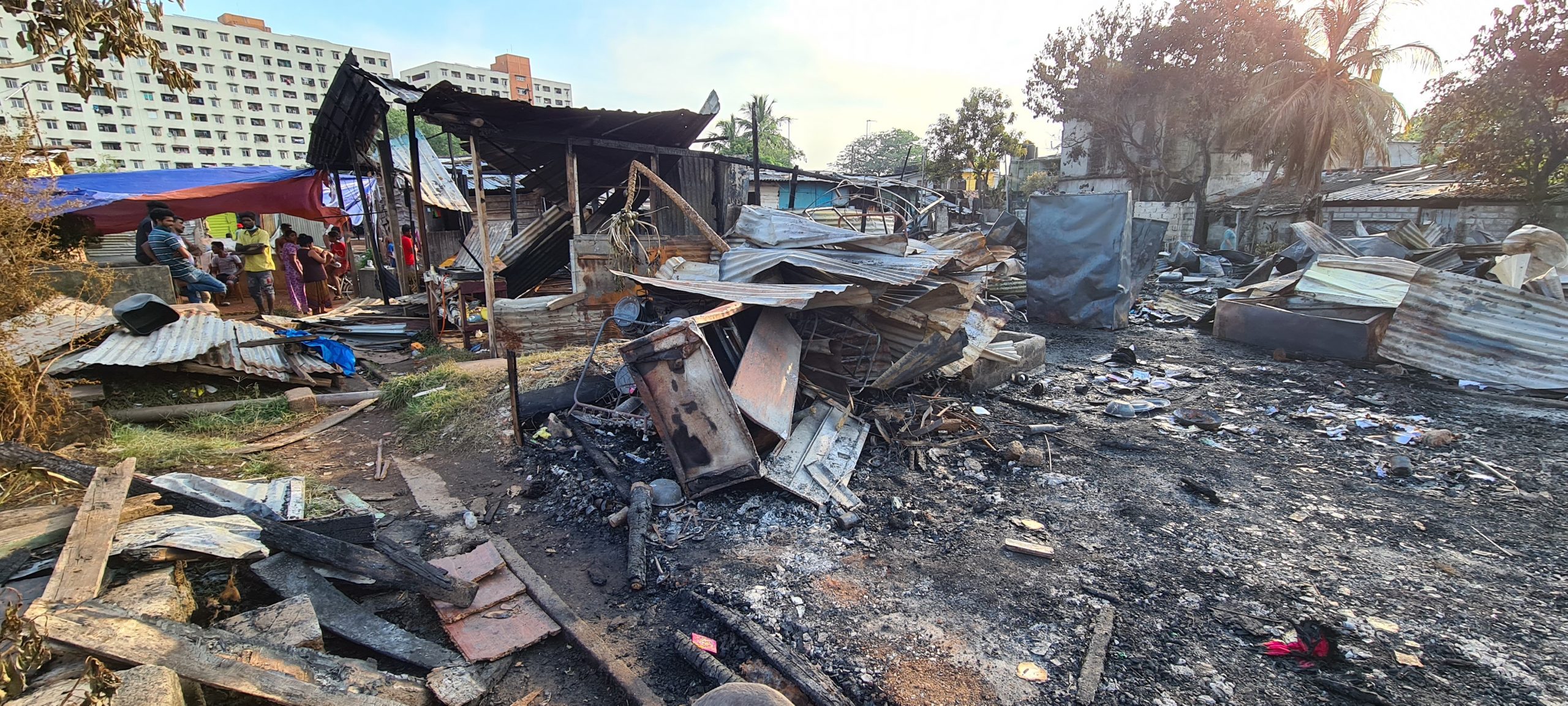 Unexpected Fire Devastates Communities in Thotalanga: A-PAD SL Carries Out On Ground Assessment