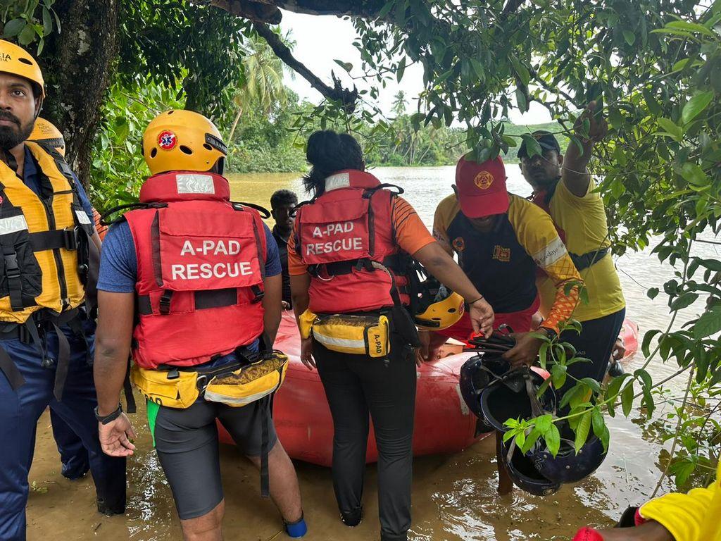 A-PAD SAR Team On Ground in Response to Matara Flood Crisis 2023