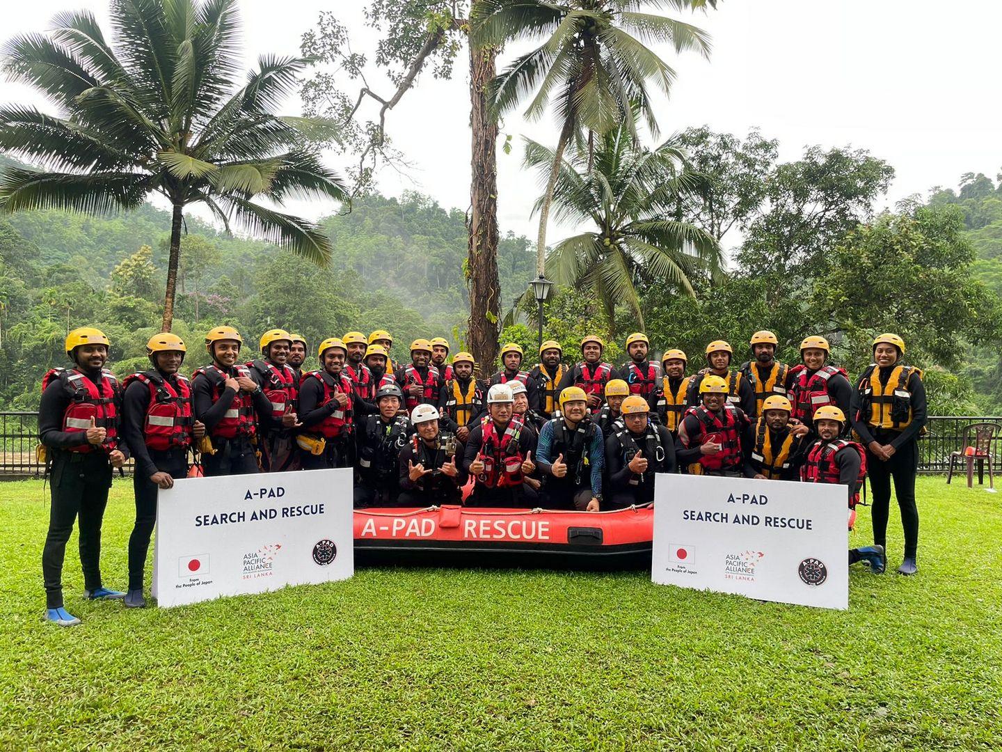 A-PAD Kicks Off Swift Water Search and Rescue Level 02 Training