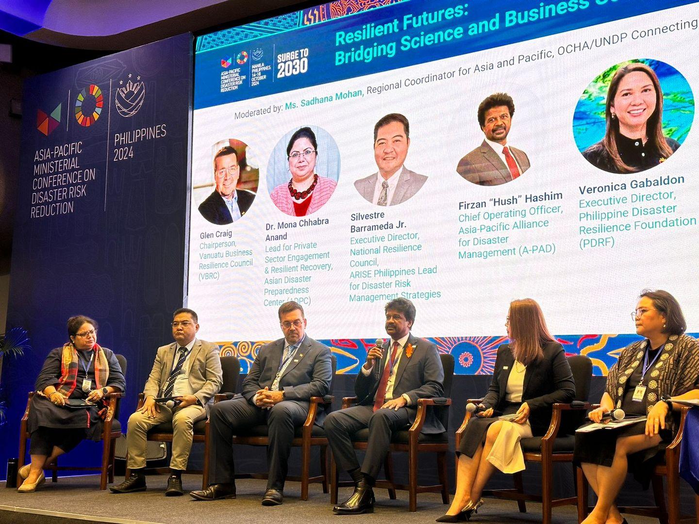 Resilient Futures: Bridging Science and Business Solutions at APMCDRR 2024