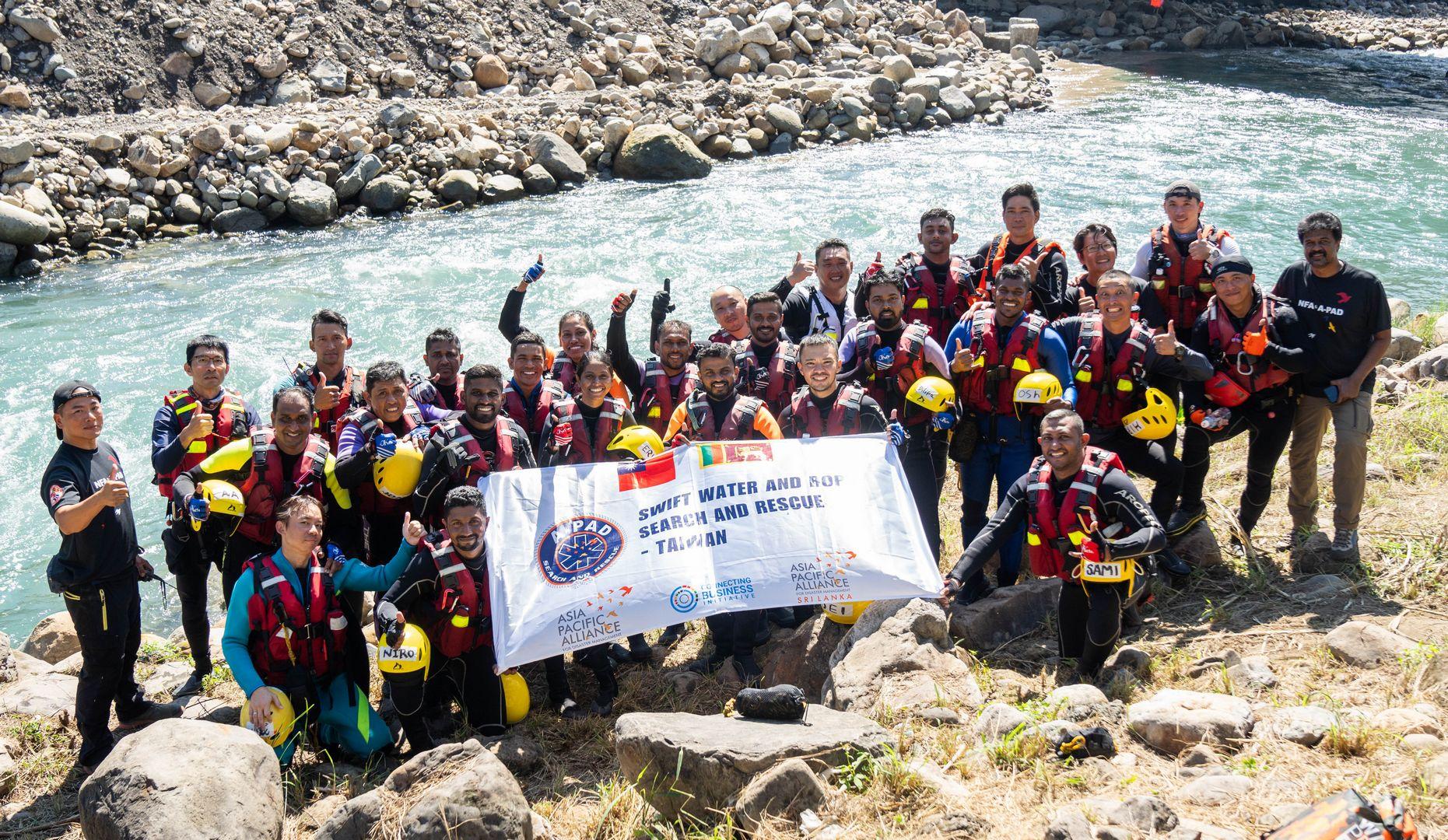 A-PAD SL SAR Team Participates in the ‘2024 Joint Indo-Pacific Region Swift Water and Rope Rescue Training Program’ in Taiwan