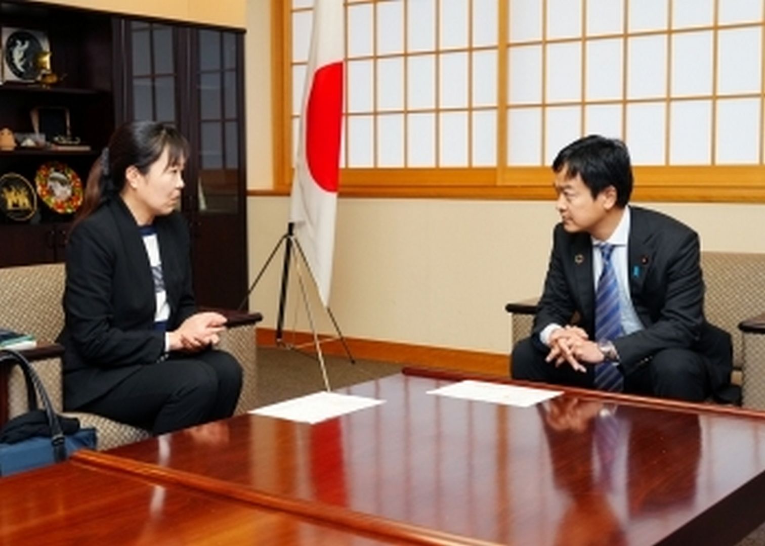 A-PAD Holds Courtesy Call with State Minister for Foreign Affairs of Japan Mr. MIYAJI Takuma