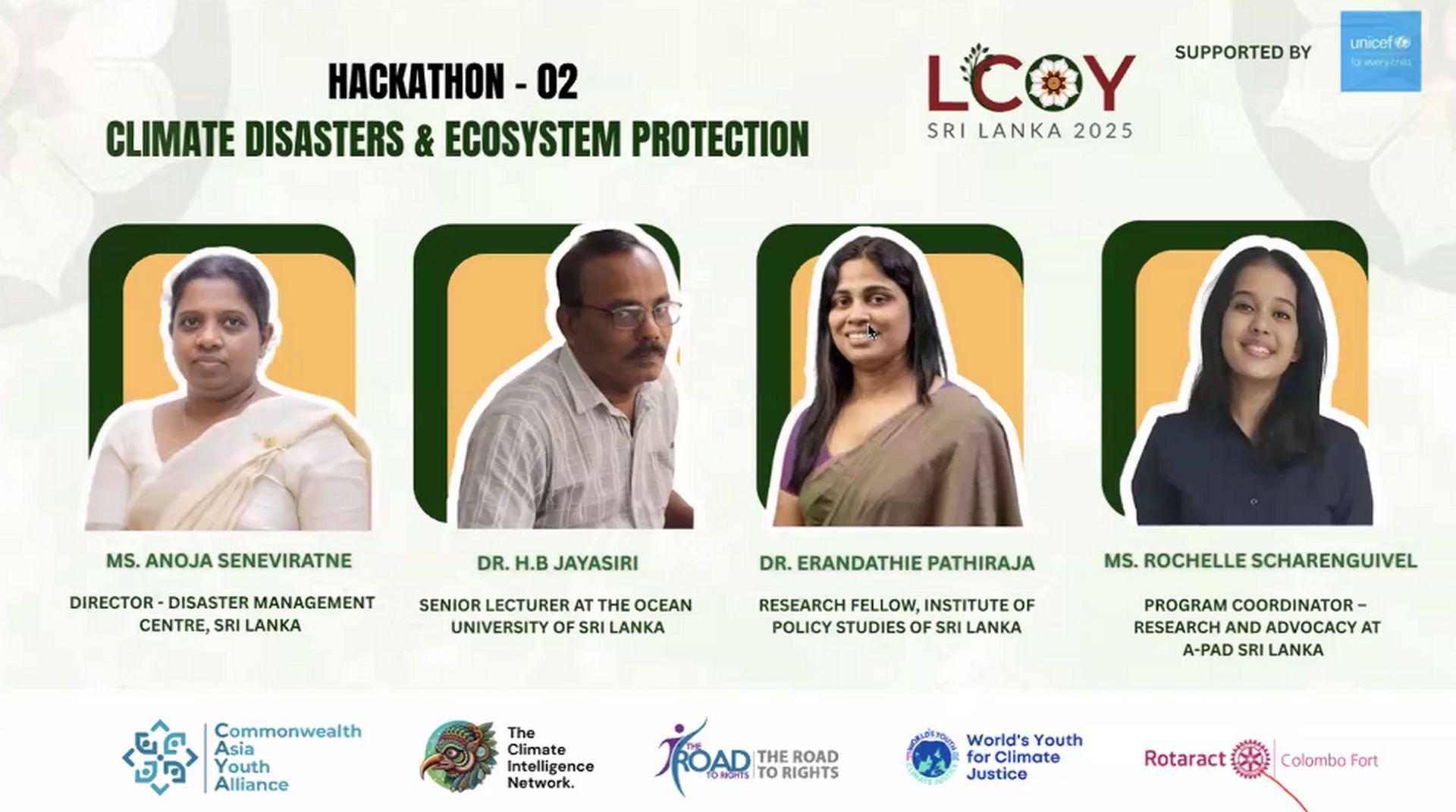 Youth for Climate Action: Solutions for Climate Disasters & Ecosystem Protection