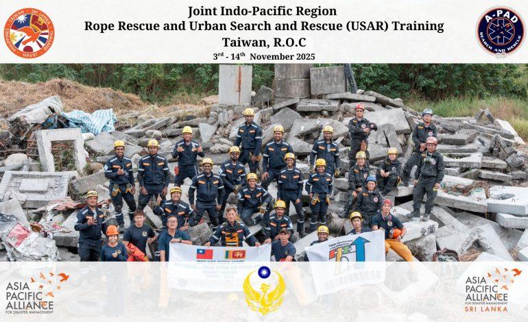 Joint Indo-Pacific Region Rope Rescue and Urban Search and Rescue (USAR) Training – Taiwan, R.O.C