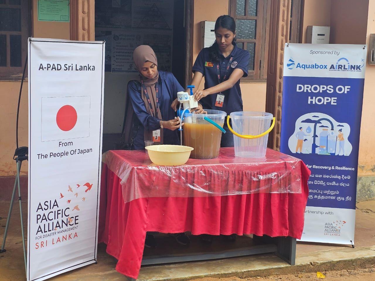 Restoring Access to Safe Water Post Cyclone Ditwah: A-PAD SL Partners with Aquabox and Airlink to Support Flood-Affected Communities in Puttalam