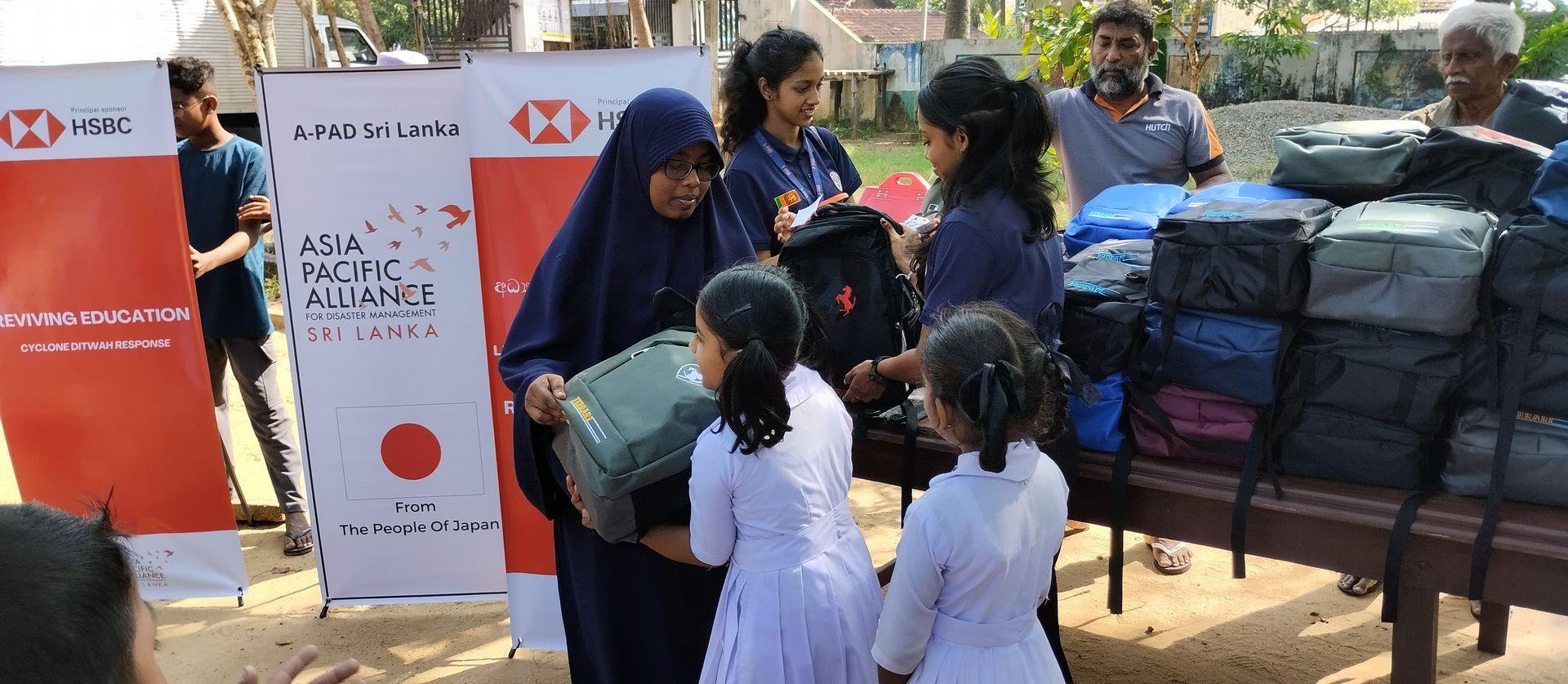 Reviving Education in the Wake of Cyclone Ditwah: A Joint Initiative by HSBC and APAD in Sri Lanka