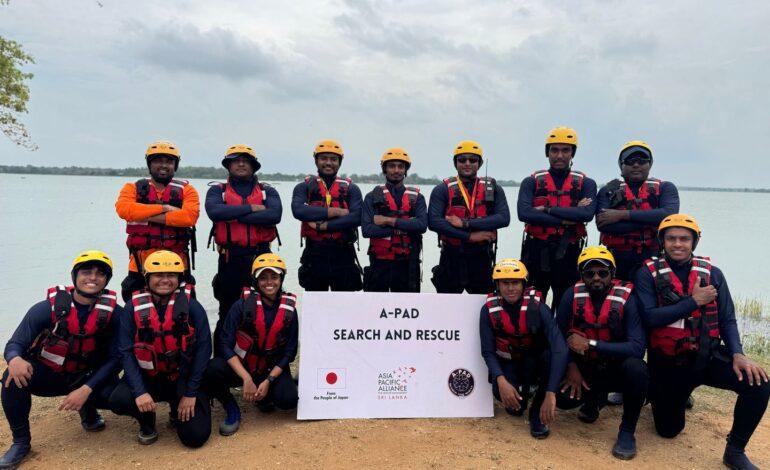 A-PAD SL Conducts Swift Water Search and Rescue Refresher Training at Weerawila Lake