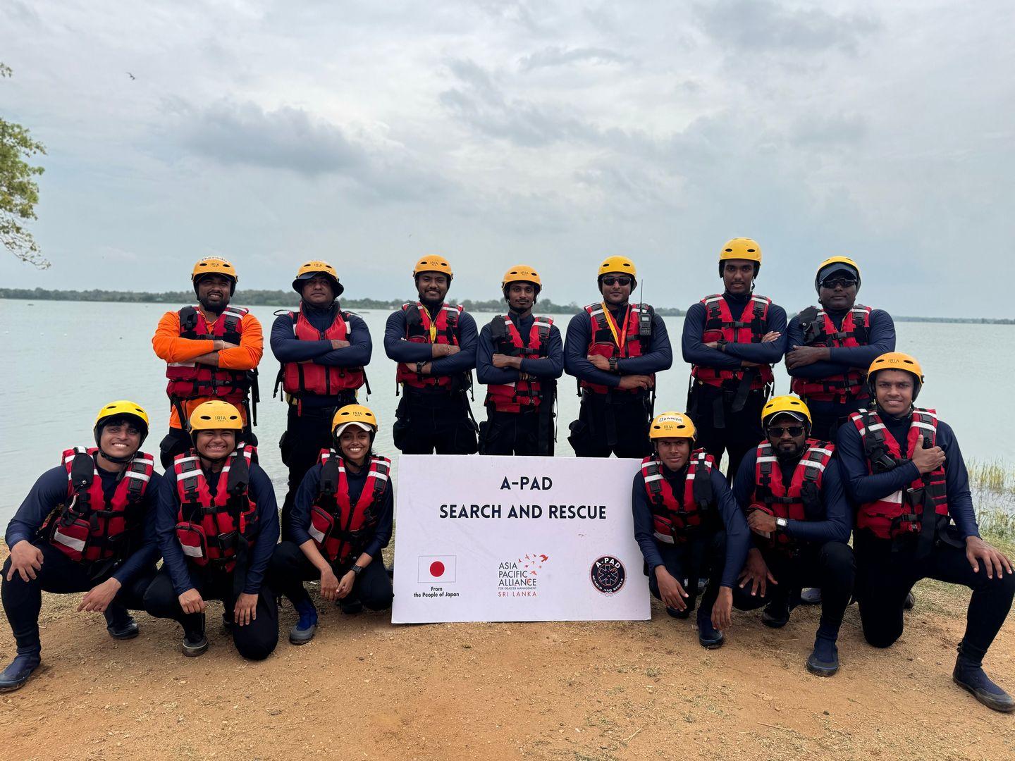 A-PAD SL Conducts Swift Water Search and Rescue Refresher Training at Weerawila Lake