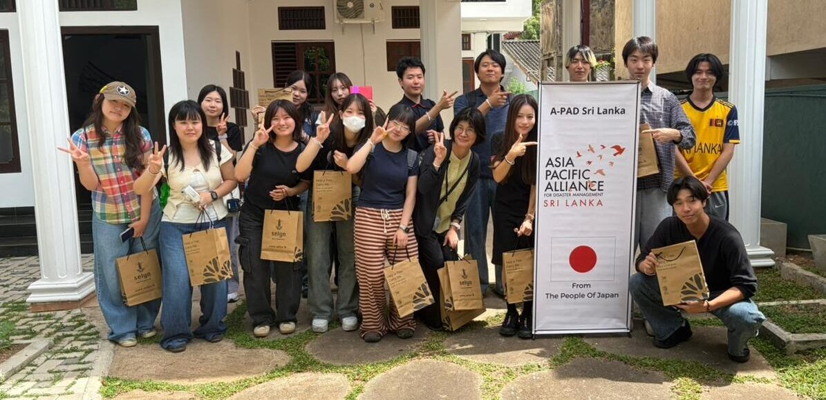 Kindai University Students Tour Sri Lanka for Cultural Exchange and Disaster Resilience Learning