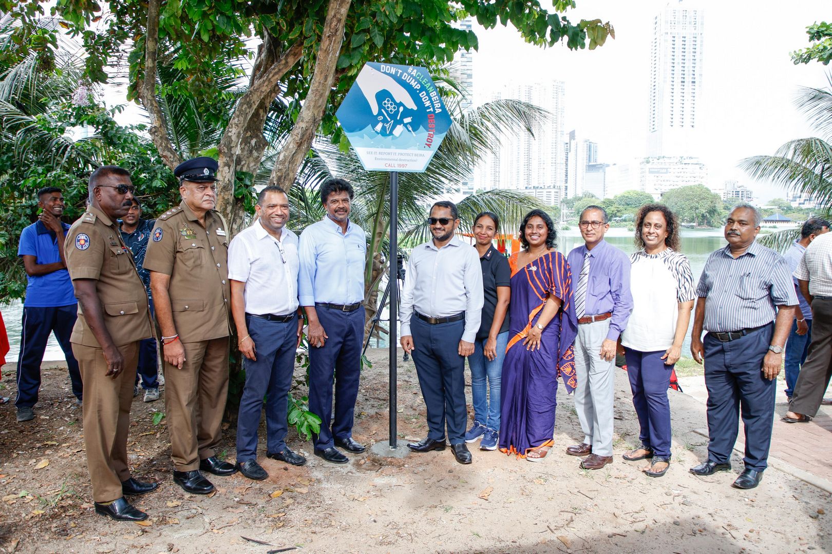 Clean Waterways Programme Advances Beira Lake Restoration with Anti-Pollution Placards and Volunteer Mapping